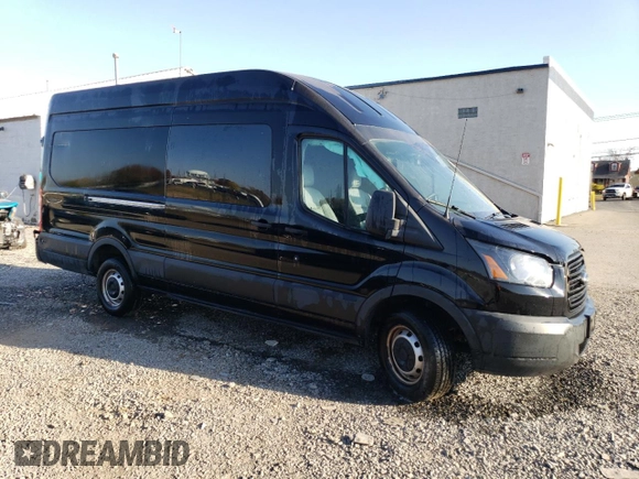 2019 Ford Transit with VIN 1FDBW3XG7KKA51560, listed as a Copart auction lot 76454914 with Not Provided miles and Salvage Title. Bid and sale history available at DreamBid. Image 4.