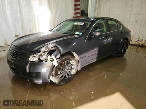 2008 Infiniti G35 x with VIN JNKBV61F68M251656, listed as a Copart auction lot 75610584 with 136,941 mi miles and Salvage Title. Bid and sale history available at DreamBid. Image 1.