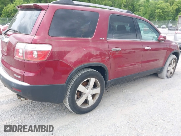 2011 GMC Acadia SLT2 with VIN 1GKKVSED4BJ152351, listed as a IAAI auction lot 42491309 with 172,283 mi miles and . Bid and sale history available at DreamBid. Image 4.