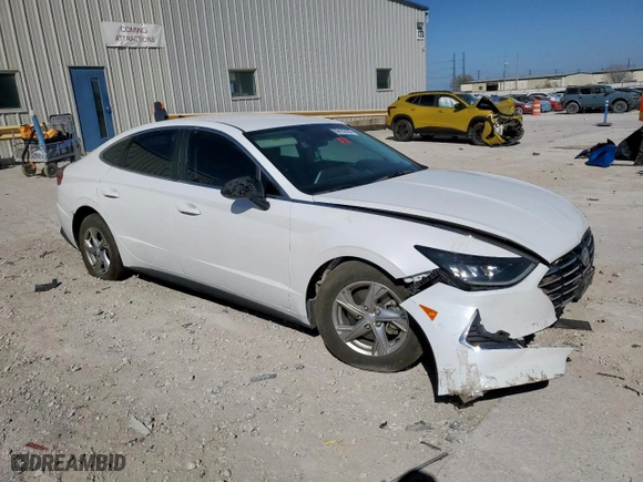 2022 Hyundai Sonata SE with VIN 5NPEG4JA2NH138276, listed as a Copart auction lot 50102435 with 91,428 mi miles and Salvage Title. Bid and sale history available at carsss.com. Image 4.