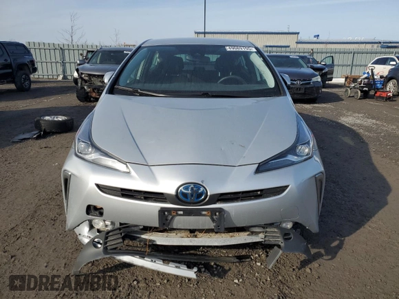 2020 Toyota Prius LE with VIN JTDL9RFU1L3016731, listed as a Copart auction lot 49089155 with 95,568 mi miles and Salvage Title. Bid and sale history available at DreamBid. Image 5.