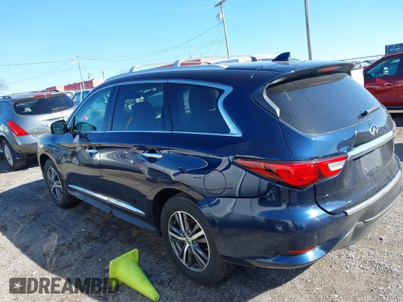 2017 Infiniti QX60 with VIN 5N1DL0MN6HC520790, listed as a IAAI auction lot 41475529 with 146,236 mi miles and . Bid and sale history available at carsss.com. Image 14.