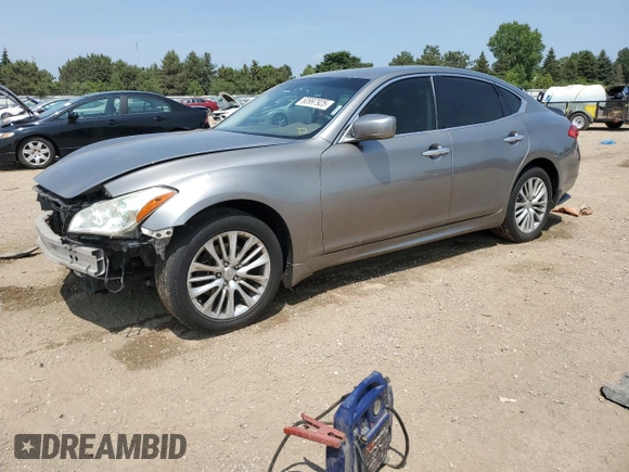 2012 Infiniti M with VIN JN1BY1AR3CM392914, listed as a Copart auction lot 60997925 with 154,801 mi miles and Salvage title. Bid and sale history available at DreamBid. Image 1.