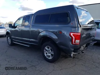 2015 Ford F-150 XLT with VIN 1FTEX1EP9FKE77732, listed as a Copart auction lot 44507715 with 237,867 mi miles and Salvage Title. Bid and sale history available at carsss.com. Image 2.