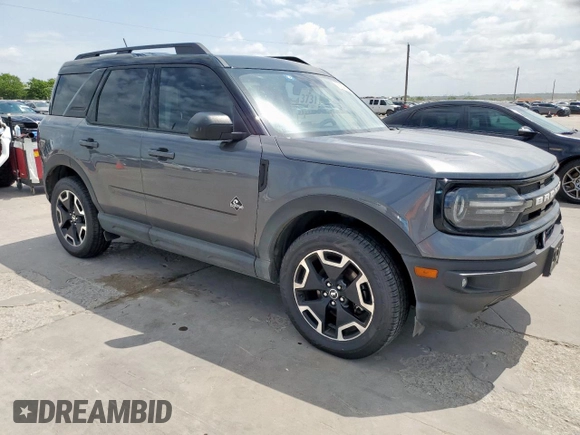 2021 Ford Bronco Sport Outer Banks with VIN 3FMCR9C66MRA75102, listed as a Copart auction lot 61846475 with 99,231 mi miles and Clean title. Bid and sale history available at DreamBid. Image 4.