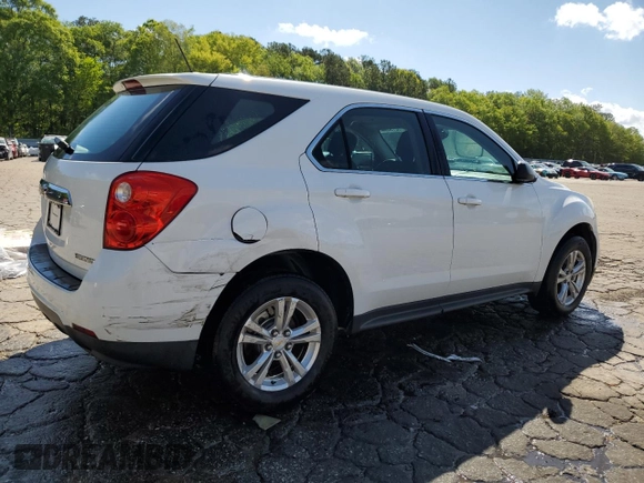 2015 Chevrolet Equinox LS with VIN 2GNALAEK7F1104114, listed as a Copart auction lot 52795135 with 191,413 mi miles and Salvage Title. Bid and sale history available at DreamBid. Image 3.