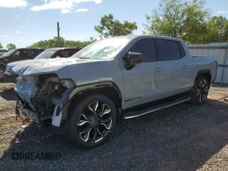 2025 GMC Sierra 1500 z VIN 1GT40LEL6SU403157, wystawiony jako Copart lot #57430815 z przebiegiem 990 mil mil oraz Szkoda całkowita • Salvage title. Historia ofert i sprzedaży dostępna na DreamBid. Obrazek 1.