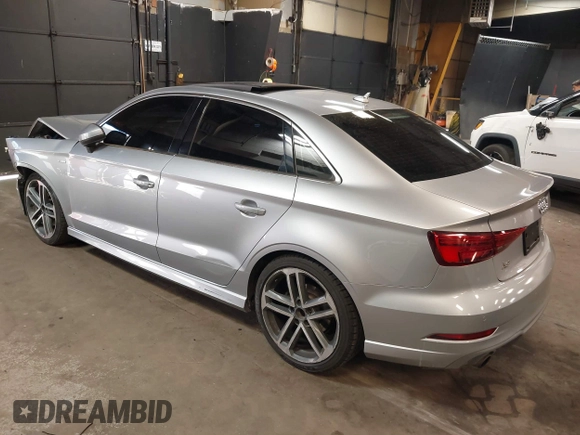 2018 Audi A3 Sedan Premium Plus with VIN WAUJ8GFF5J1027205, listed as a IAAI auction lot 41731155 with 66,098 mi miles. Bid and sale history available at carsss.com. Image 3.