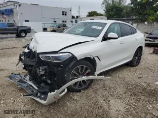 2021 BMW X6 sDrive40i with VIN 5UXCY4C0XM9H11474, listed as a Copart auction lot 89189935 with 30,927 mi miles and Non Repairable. Bid and sale history available at carsss.com. Image 1.