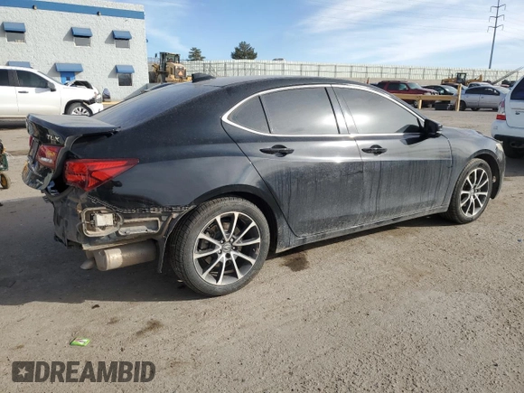 2017 Acura TLX V6 w/Technology Pkg with VIN 19UUB3F5XHA000384, listed as a Copart auction lot 45131705 with 107,421 mi miles and Salvage Title. Bid and sale history available at carsss.com. Image 3.