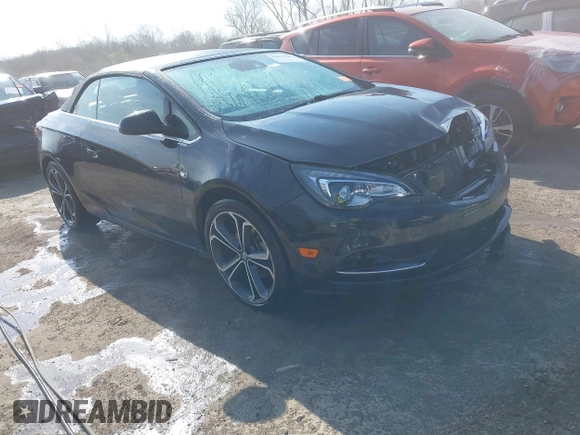 2016 Buick Cascada Premium with VIN W04WT3N53GG100841, listed as a IAAI auction lot 42050383 with 116,900 mi miles and . Bid and sale history available at DreamBid. Image 1.