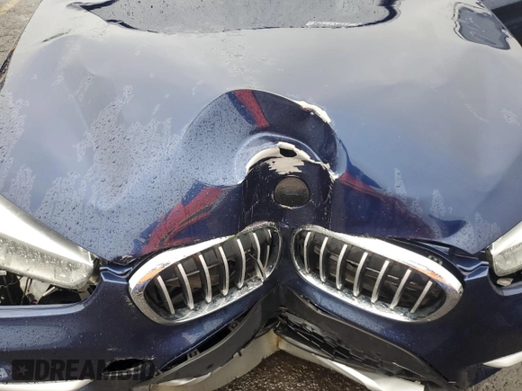 2017 BMW X1 xDrive28i with VIN WBXHT3C36H5F86273, listed as a Copart auction lot 56117875 with 55,948 mi miles and Salvage title. Bid and sale history available at DreamBid. Image 12.