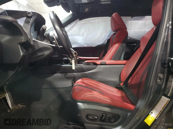 2021 Lexus UX with VIN JTHR9JBH8M2040485, listed as a Copart auction lot 86691384 with 46,907 mi miles and Salvage Title. Bid and sale history available at carsss.com. Image 7.