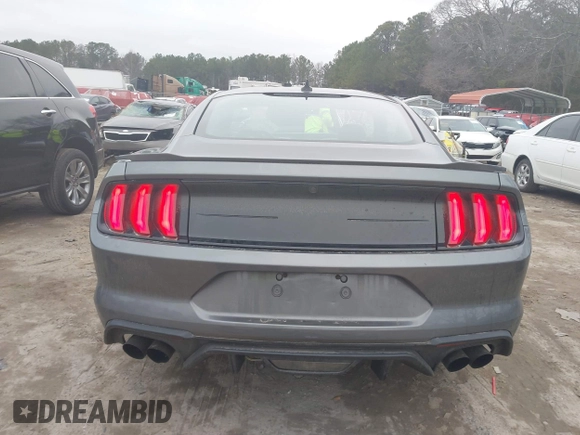 2021 Ford Mustang EcoBoost with VIN 1FA6P8TD8M5101305, listed as a IAAI auction lot 41475581 with 32,762 mi miles. Bid and sale history available at carsss.com. Image 17.