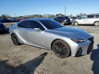 2021 Lexus IS with VIN JTHGZ1B20M5046105, listed as a Copart auction lot 49898325 with 28,393 mi miles and Salvage Title. Bid and sale history available at carsss.com. Image 4.