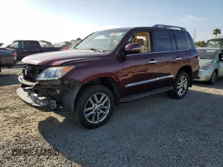 2013 Lexus LX 570 with VIN JTJHY7AX0D4124846, listed as a Copart auction lot 52639575 with 50,687 mi miles and Salvage Title. Bid and sale history available at carsss.com. Image 1.