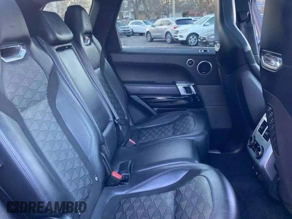 2019 Land Rover Range Rover Sport SVR with VIN SALWZ2SE0KA850XXX, listed as a Copart auction lot 48609505 with 67,838 mi miles and Clean Title. Bid and sale history available at DreamBid. Image 6.