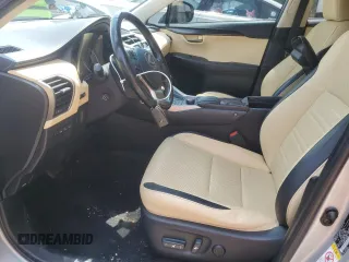 2017 Lexus NX 200t with VIN JTJYARBZ7H2078501, listed as a Copart auction lot 59985045 with 107,642 mi miles and Salvage title. Bid and sale history available at DreamBid. Image 7.
