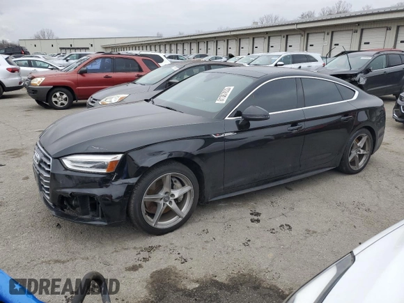2018 Audi A5 Sportback Premium with VIN WAUDNCF53JA009002, listed as a Copart auction lot 81387833 with 81,885 mi miles. Bid and sale history available at carsss.com. Image 1.