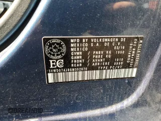 2016 Volkswagen Jetta SE with VIN 3VWD07AJ8GM352670, listed as a Copart auction lot 62394195 with 182,293 mi miles and Salvage title. Bid and sale history available at DreamBid. Image 12.