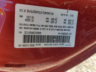 2006 Chrysler PT Cruiser Touring with VIN 3C3JY55X66T229489, listed as a Copart auction lot 72686384 with 84,710 mi miles and Salvage Title. Bid and sale history available at carsss.com. Image 12.