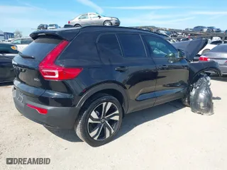 2025 Volvo XC40 Ultimate Dark Theme with VIN YV4L12UM1S2518271, listed as a IAAI auction lot 41688129 with NaN miles. Bid and sale history available at carsss.com. Image 4.