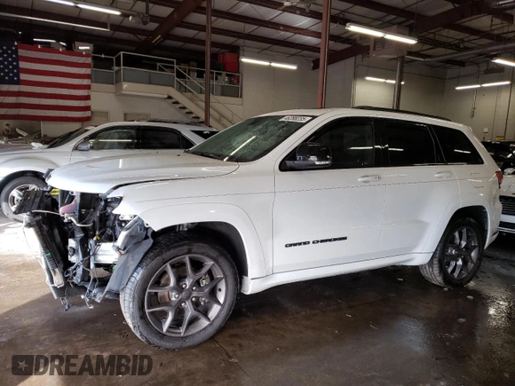 2020 Jeep Grand Cherokee Limited X z VIN 1C4RJFBT8LC185531, wystawiony jako Copart lot #46288235 z przebiegiem 71 291 mil mil oraz Szkoda całkowita • Salvage title. Historia ofert i sprzedaży dostępna na DreamBid. Obrazek 1.
