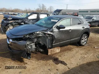 2021 Mazda CX-30 Select with VIN 3MVDMBBL2MM316798, listed as a Copart auction lot 49324435 with 45,538 mi miles and Salvage Title. Bid and sale history available at carsss.com. Image 1.