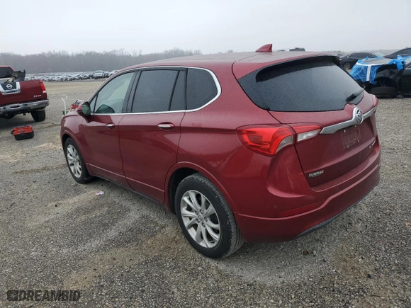 2019 Buick Envision Preferred with VIN LRBFXBSA4KD003985, listed as a Copart auction lot 43929585 with 72,744 mi miles and Salvage Title. Bid and sale history available at carsss.com. Image 2.