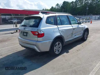 2006 BMW X3 3.0i z VIN WBXPA93436WD25154, wystawiony jako IAAI lot #42224497 z przebiegiem 187 989 mil mil oraz . Historia ofert i sprzedaży dostępna na DreamBid. Obrazek 4.