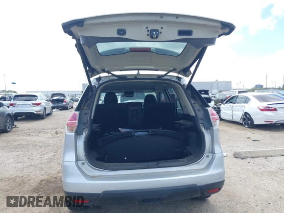 2016 Nissan Rogue S with VIN KNMAT2MT7GP595135, listed as a IAAI auction lot 41807286 with 103,576 mi miles and . Bid and sale history available at DreamBid. Image 18.