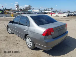 2004 Honda Civic LX with VIN 2HGES16654H579927, listed as a IAAI auction lot 41911814 with 233,803 mi miles. Bid and sale history available at carsss.com. Image 3.
