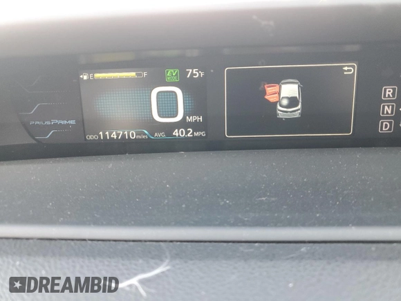 2017 Toyota Prius Plus with VIN JTDKARFP9H3052624, listed as a Copart auction lot 47146485 with 114,710 mi miles and Salvage Title. Bid and sale history available at DreamBid. Image 9.