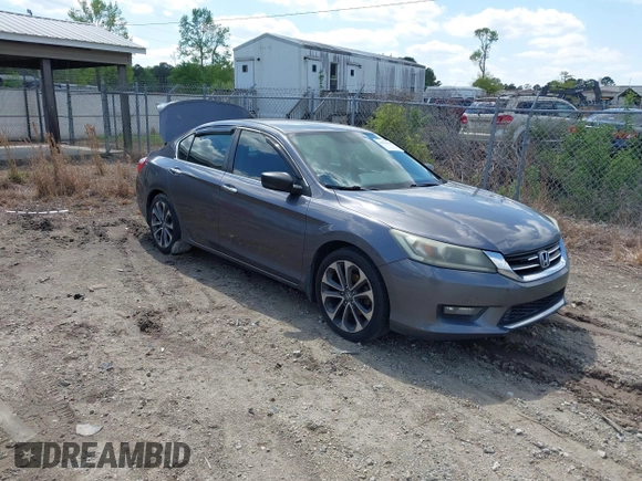 2014 Honda Accord Sport with VIN 1HGCR2F56EA288112, listed as a IAAI auction lot 41943936 with 237,900 mi miles and . Bid and sale history available at DreamBid. Image 1.