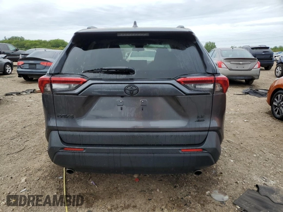 2021 Toyota RAV4 LE with VIN 2T3F1RFV6MC164399, listed as a Copart auction lot 56422785 with 72,027 mi miles and Salvage title. Bid and sale history available at DreamBid. Image 6.
