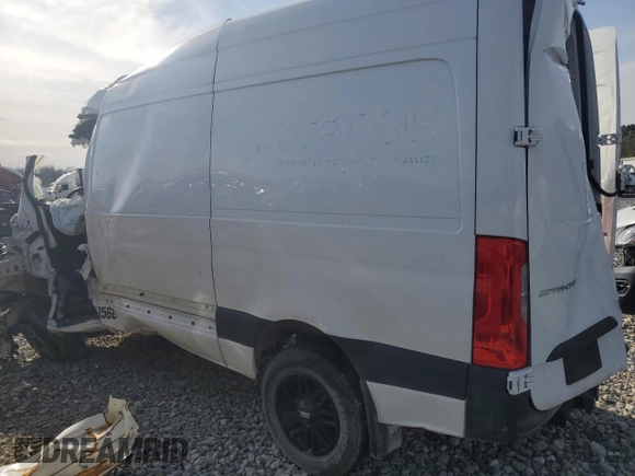 2022 Mercedes-Benz Sprinter with VIN W1Y4EBVY1NT116631, listed as a Copart auction lot 69082844 with Not Provided miles and Salvage Title. Bid and sale history available at DreamBid. Image 2.
