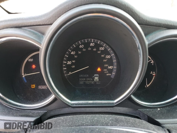 2008 Lexus RX 400h with VIN JTJGW31U582851546, listed as a Copart auction lot 52691335 with 152,790 mi miles and Salvage Title. Bid and sale history available at DreamBid. Image 9.