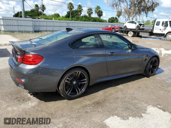 2017 BMW M4 with VIN WBS3R9C59HK709761, listed as a Copart auction lot 64412514 with 53,592 mi miles and Salvage Title. Bid and sale history available at carsss.com. Image 3.
