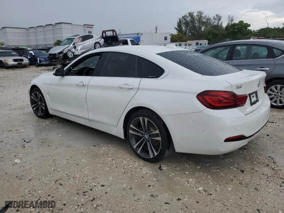 2020 BMW 4 Series 430i with VIN WBA4J1C02LCD10797, listed as a Copart auction lot 51872515 with 0 mi miles and Non Repairable. Bid and sale history available at carsss.com. Image 2.