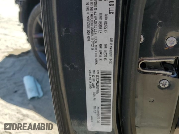 2016 Chrysler 300 Anniversary Edition z VIN 2C3CCAAG5GH269885, wystawiony jako Copart lot #58233085 z przebiegiem 108 570 mil mil oraz Szkoda całkowita • Salvage title. Historia ofert i sprzedaży dostępna na DreamBid. Obrazek 13.