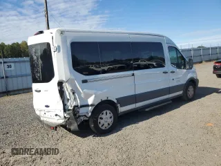 2018 Ford Transit Passenger XL with VIN 1FBAX2CM5JKB36807, listed as a Copart auction lot 74941234 with 86,588 mi miles and Salvage Title. Bid and sale history available at DreamBid. Image 3.