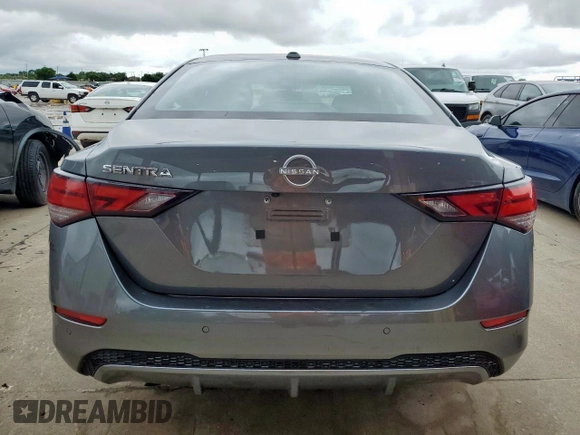 2025 Nissan Sentra SV z VIN 3N1AB8CV3SY237906, wystawiony jako Copart lot #60637065 z przebiegiem 16 937 mil mil oraz Czysty tytuł • Clean title. Historia ofert i sprzedaży dostępna na DreamBid. Obrazek 6.