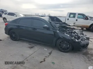 2024 Honda Civic Si with VIN 2HGFE1E57RH476536, listed as a Copart auction lot 50416615 with Not Provided miles and Salvage Title. Bid and sale history available at DreamBid. Image 4.