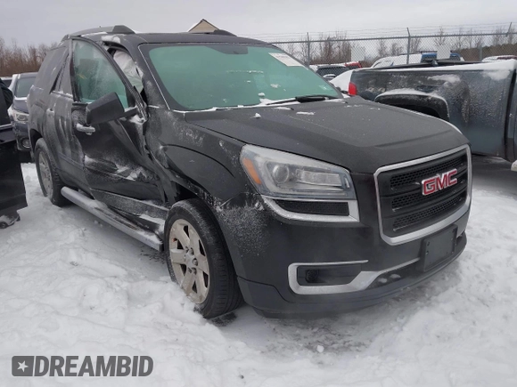2016 GMC Acadia SLE with VIN 1GKKVPKD9GJ338394, listed as a IAAI auction lot 41500382 with 103,933 mi miles and . Bid and sale history available at DreamBid. Image 1.
