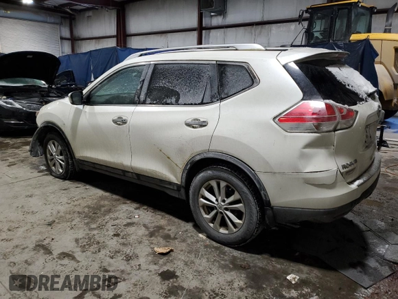 2016 Nissan Rogue SV with VIN KNMAT2MT7GP600639, listed as a Copart auction lot 41833705 with 63,773 mi miles and Salvage Title. Bid and sale history available at carsss.com. Image 2.