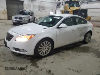 2012 Buick Regal Premium 1 with VIN 2G4GS5EK0C9147232, listed as a Copart auction lot 52810755 with 162,445 mi miles and Salvage Title. Bid and sale history available at carsss.com. Image 1.