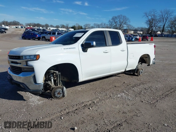 2020 Chevrolet Silverado 1500 LT with VIN 1GCRYDED4LZ221815, listed as a IAAI auction lot 41317651 with 51,340 mi miles. Bid and sale history available at carsss.com. Image 18.