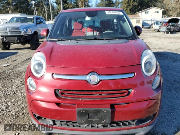 2014 FIAT 500L Easy with VIN ZFBCFABH3EZ026909, listed as a Copart auction lot 44582835 with 104,137 mi miles and Salvage Title. Bid and sale history available at DreamBid. Image 5.