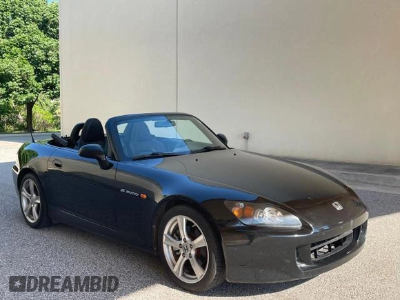 2008 Honda S2000 with VIN JHMAP21428S001341, listed as a Copart auction lot 55901455 with 199,948 mi miles and Clean Title. Bid and sale history available at DreamBid. Image 1.