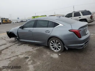 2021 Cadillac CT5 Premium Luxury with VIN 1G6DN5RK3M0146938, listed as a Copart auction lot 76473043 with 15,409 mi miles. Bid and sale history available at carsss.com. Image 2.